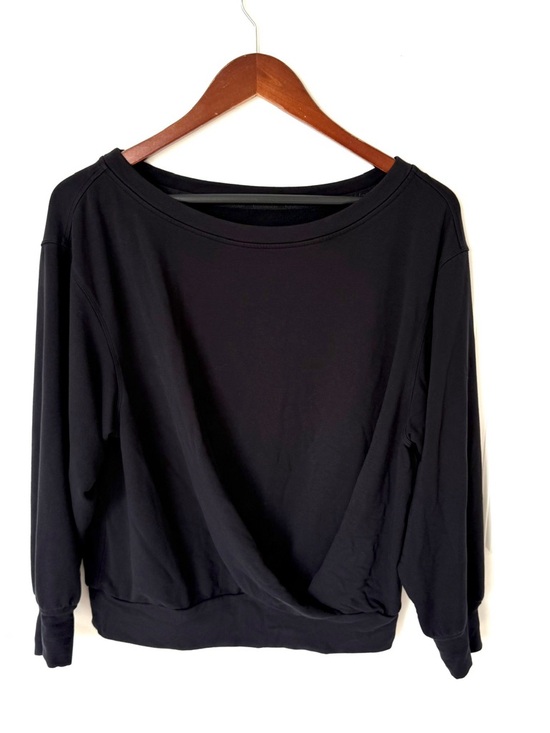 lululemon athletica Sweaters - Lululemon Pleated Modal Fleece Pullover Size 6